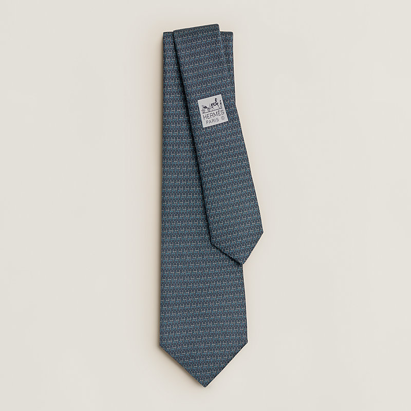 H Duo tie - Blue | Hermès USA